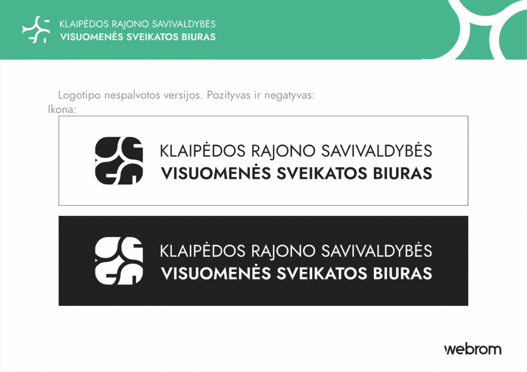 nespalvotas logotipas