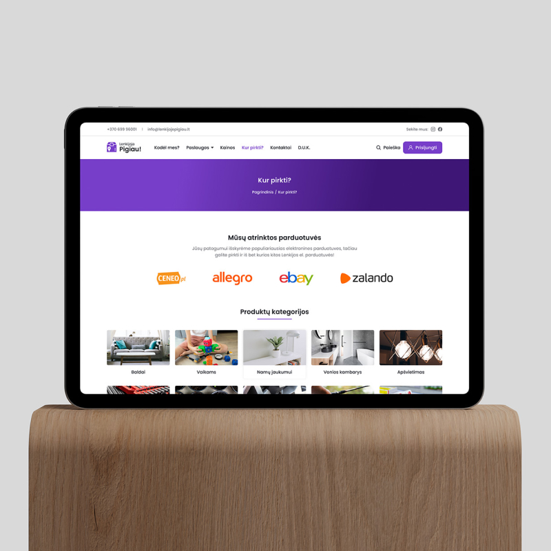 Lenkijoje pigiau Project