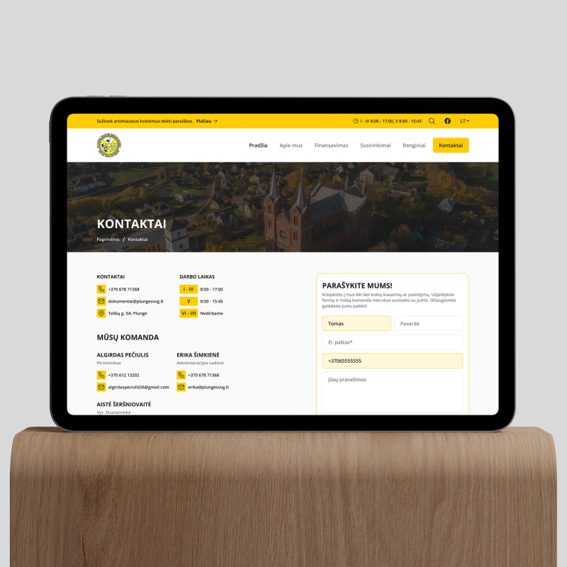 Plungės VVG Project